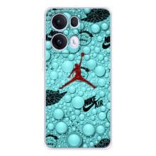 Силиконовый Чехол Nike Air Jordan на Оппо Рено 13 Про – Джордан Найк