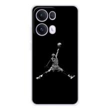 Силиконовый Чехол Nike Air Jordan на Оппо Рено 13 Про – Джордан