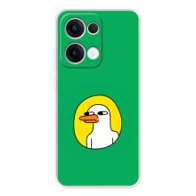 Бампер с принтом Мемы для OPPO Reno13 – Мем Утка