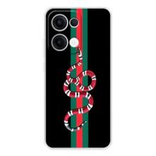 Чехлы Бренд GUCCI для OPPO Reno13 – Змей Гуччи