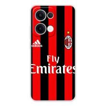 Чехлы для OPPO Reno13 (VPrint) - Футбольные клубы (Milan)