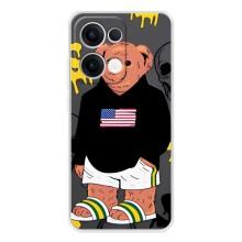 Чехлы Мишка Тедди для Оппо Рено 13 – Teddy USA