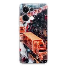 Чехлы на Новый Год OPPO Reno13 – Кока Кола