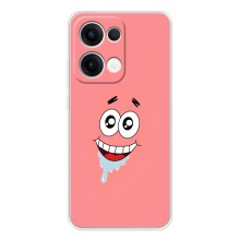 Чехлы с Патриком на OPPO Reno13 (Мордочка Патрика)