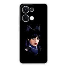 Чехлы с принтом Уэнсдей на OPPO Reno13 – Милая Уэнсдей