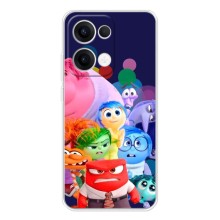 Чехол Головоломка для OPPO Reno13 - (AlphaPrint) (Герои головоломки)