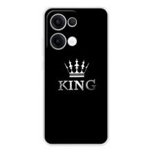 Чехол (Корона на чёрном фоне) для Оппо Рено 13 – KING