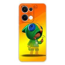 Чехол Бравл Старс для OPPO Reno13 – LEON в кофте