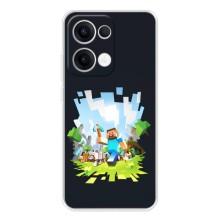 Чехол Майнкрафт на OPPO Reno13 (AlphaPrint) Minecraft