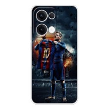 Чехол Месси футболист для OPPO Reno13 – Месси с футболкой