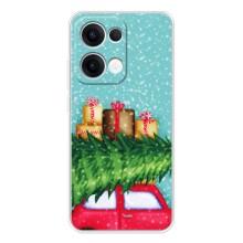Чехол Новогодняя Елка на OPPO Reno13 (Новогодние подарки)
