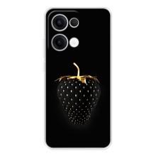 Чехол с изображением  вкусной еды для OPPO Reno13 – Чёрная клубника