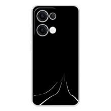 Чехол с картинками на черном фоне для OPPO Reno13 – Дорога