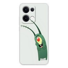 Чехол с картинкой "Одноглазый Планктон" на OPPO Reno13 (Милый Планктон)