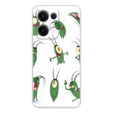 Чехол с картинкой "Одноглазый Планктон" на OPPO Reno13 (Настроение Планктона)