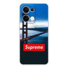 Чехол для OPPO Reno13 с картинкой Supreme (AlphaPrint) (Стиль Supreme)