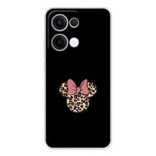 Чехол с леопардовым принтом на OPPO Reno13 – Леопардовая Минни