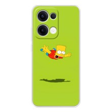 Чехол с Симпсонами для OPPO Reno13 (VPrint)