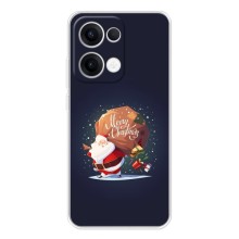 Чехол Санта Клаус для OPPO Reno13 – Подарки от Санты