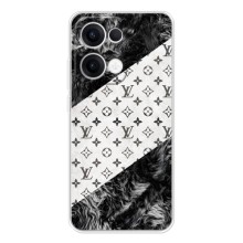 Чехол Стиль Louis Vuitton на OPPO Reno13 – LV на белом