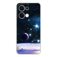 Чехол (ТПУ) с планетами на OPPO Reno13 – Космический вид