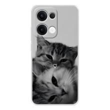 Чохол з малюнком кіт на OPPO Reno13 (Пара котів)