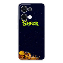 Чехол с мультфильмом Шрек на OPPO Reno13 – Шрек лого
