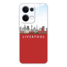Чехол с картинкой ФК Ливерпуль на Оппо Рено 13 – Город Liverpool