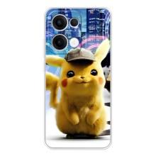 Чехол с Пикачу на OPPO Reno13 – Пикачу в городе