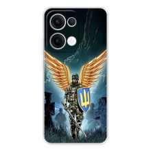 Чехол с украинским воином на OPPO Reno13