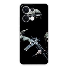 Чехол с украинским воином на OPPO Reno13 (Украинский снайпер)