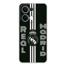 ФК Реал Мадрид чехлы для OPPO Reno13 (AlphaPrint) (черно белый Реал)