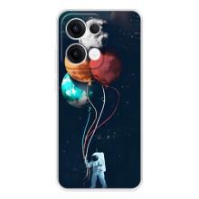 Космические Чехлы для Оппо Рено 13 (VPrint) – Планеты шарики