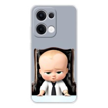 Мультяшный принт на Чехол для Оппо Рено 13 (BOSS)