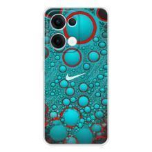 Силиконовый Чехол на OPPO Reno13 с картинкой Nike (Найк зеленый)