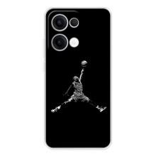 Силиконовый Чехол Nike Air Jordan на Оппо Рено 13 – Джордан