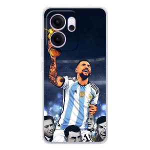 Чехлы для OPPO Reno14 F (Leo чемпион) (AlphaPrint)