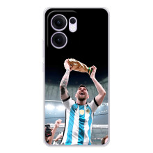 Чохли Лео Мессі Аргентина для OPPO Reno14 F (Щасливий Мессі)