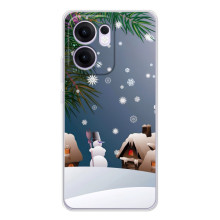 Чохли на Новий Рік OPPO Reno14 F (Зима)