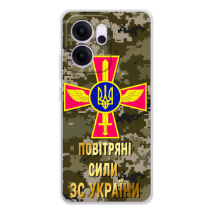Чехлы на военную тематику для OPPO Reno14 F – ВС ЗСУ