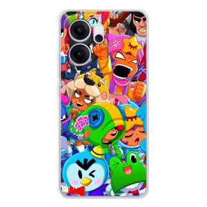 Чехлы Brawl Stars для OPPO Reno14 F (AlphaPrint)
