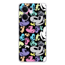 Чохли з принтом Міккі Маус на OPPO Reno14 F (Кольоровий Микки)