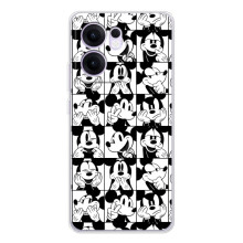 Чохли з принтом Міккі Маус на OPPO Reno14 F (Колаж Микки Маус)