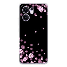 Чохол для Рено14 Ф - з принтом (Дизайнерські) (AlphaPrint) – Квіти маленькі