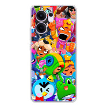 Чехол для OPPO Reno14 F Бравл Старс (VPrint) (Герої Бравл Старс)