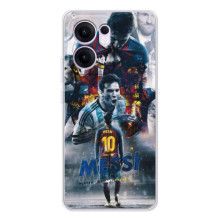 Чехол Месси футболист для OPPO Reno14 F (Коллаж Месси)