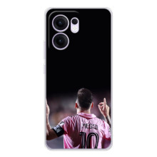 Чехол Месси футболист для OPPO Reno14 F (Месси в Интер)