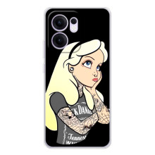 Чохол з друком для OPPO Reno14 F - (Мода) (AlphaPrint) (Дівчина в тату)