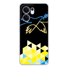 Чохол на OPPO Reno14 F (Український дизайн) (Мир для Укрїни)