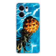 Чохол з зображенням смачної їжі для OPPO Reno14 F – Ананас